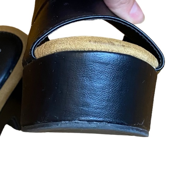 Sincerely Jules black chunky "shake" clogs size 6.5 - Picture 11 of 11